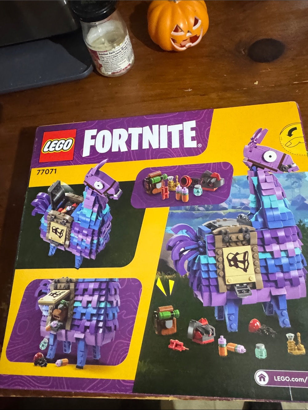 LEGO Fortnite Purple & Blue Loot Llama Building Set